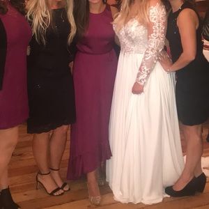 Banana republic cocktail dress in Maroon